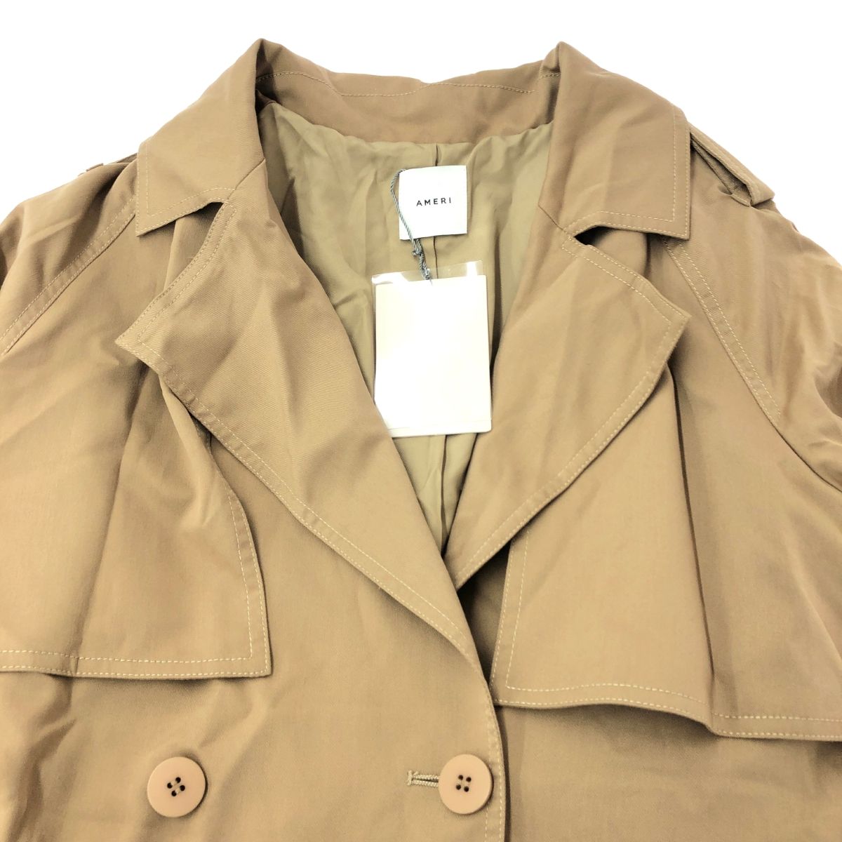 AMERI VINTAGE アメリヴィンテージ トレンチコート サイズ:F 異素材  