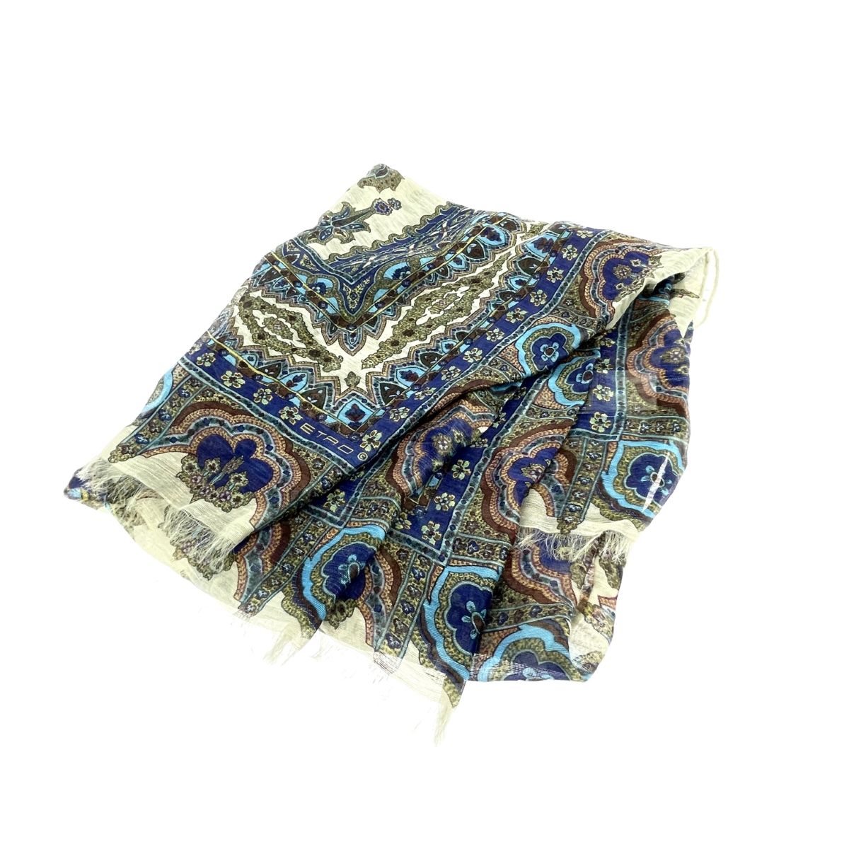 ETRO エトロ ストール  ペイズリー柄/シルク100％    マルチカラー レディース / 240001176571 ETRO/エトロ_Women通販 | ペイズリー シルク ショール【送料無料