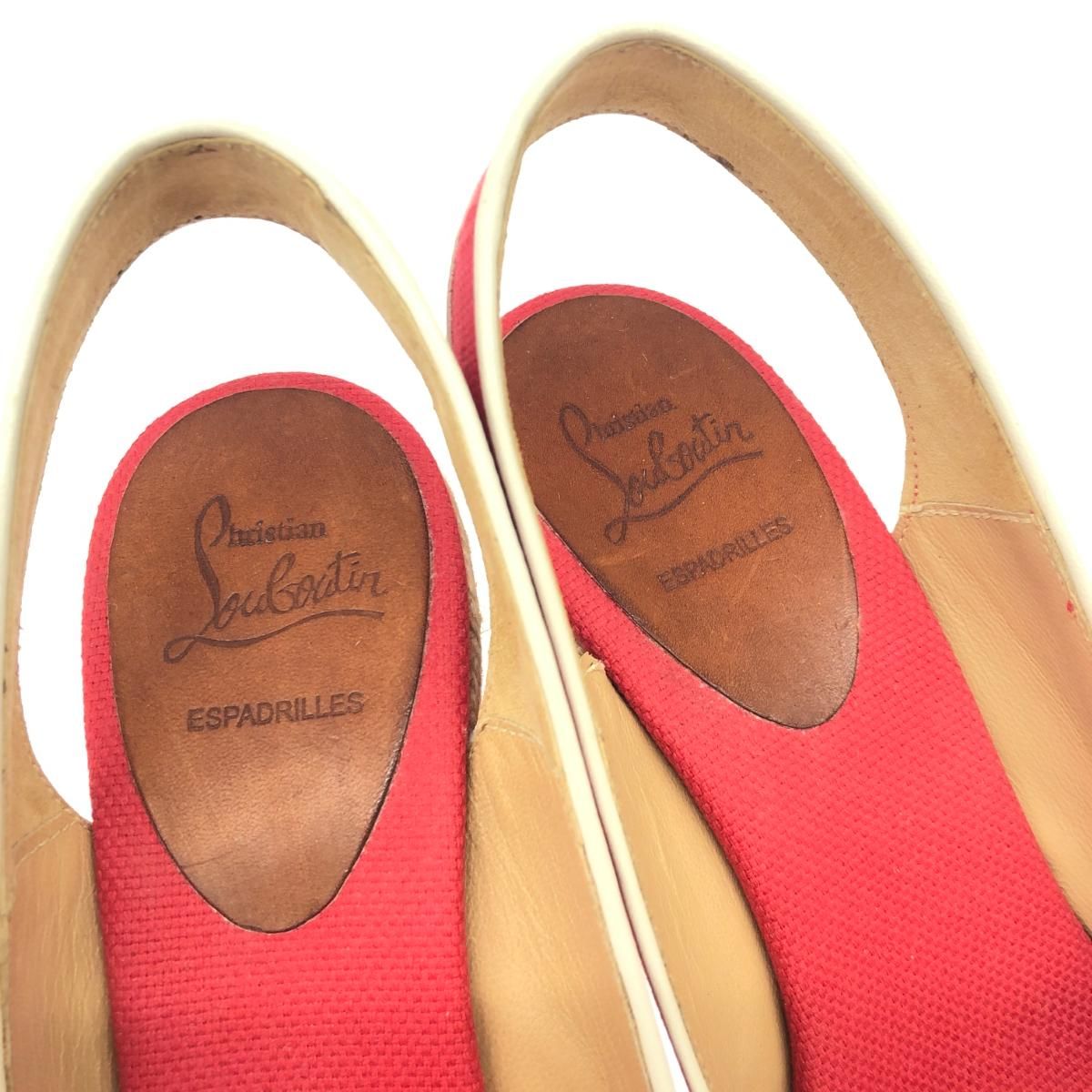 Christian Louboutin クリスチャンルブタン ウェッジソールサンダル