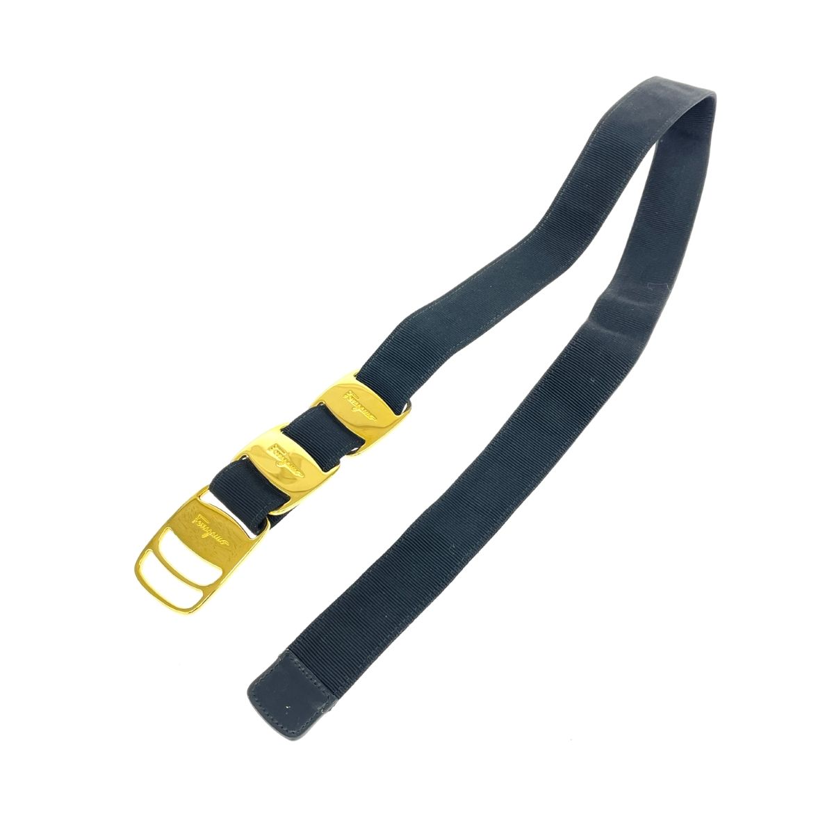 Salvatore Ferragamo サルヴァトーレフェラガモ ベルト 表記サイズ:S ヴァラ/ナイロン    ブラック レディース / 240001177659 Salvatore Ferragamo サルヴァトーレフェラガモ ベルト 表記サイズ:S