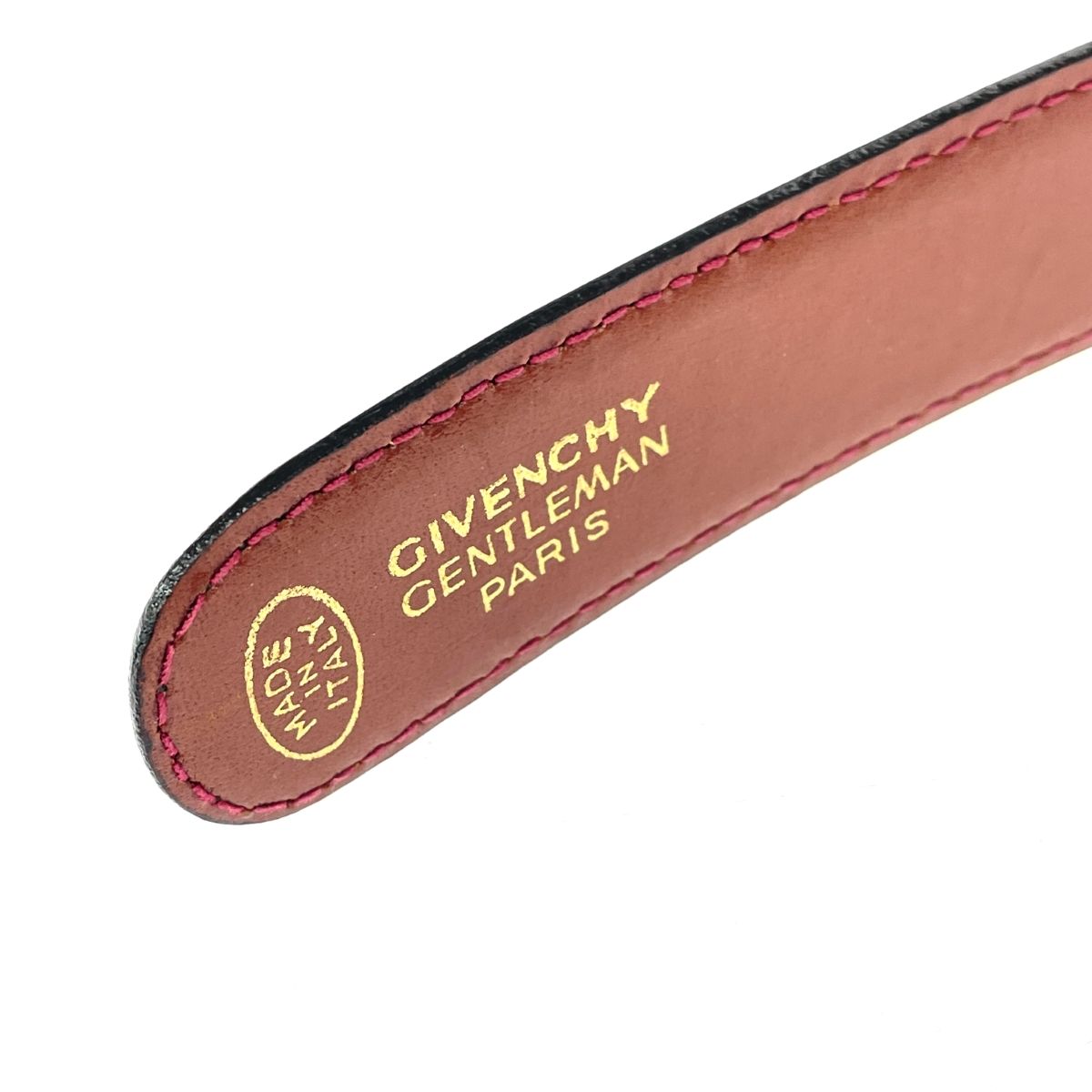 GIVENCHY ジバンシィ ベルト 4Gロゴ/レザー ヴィンテージ ブラック