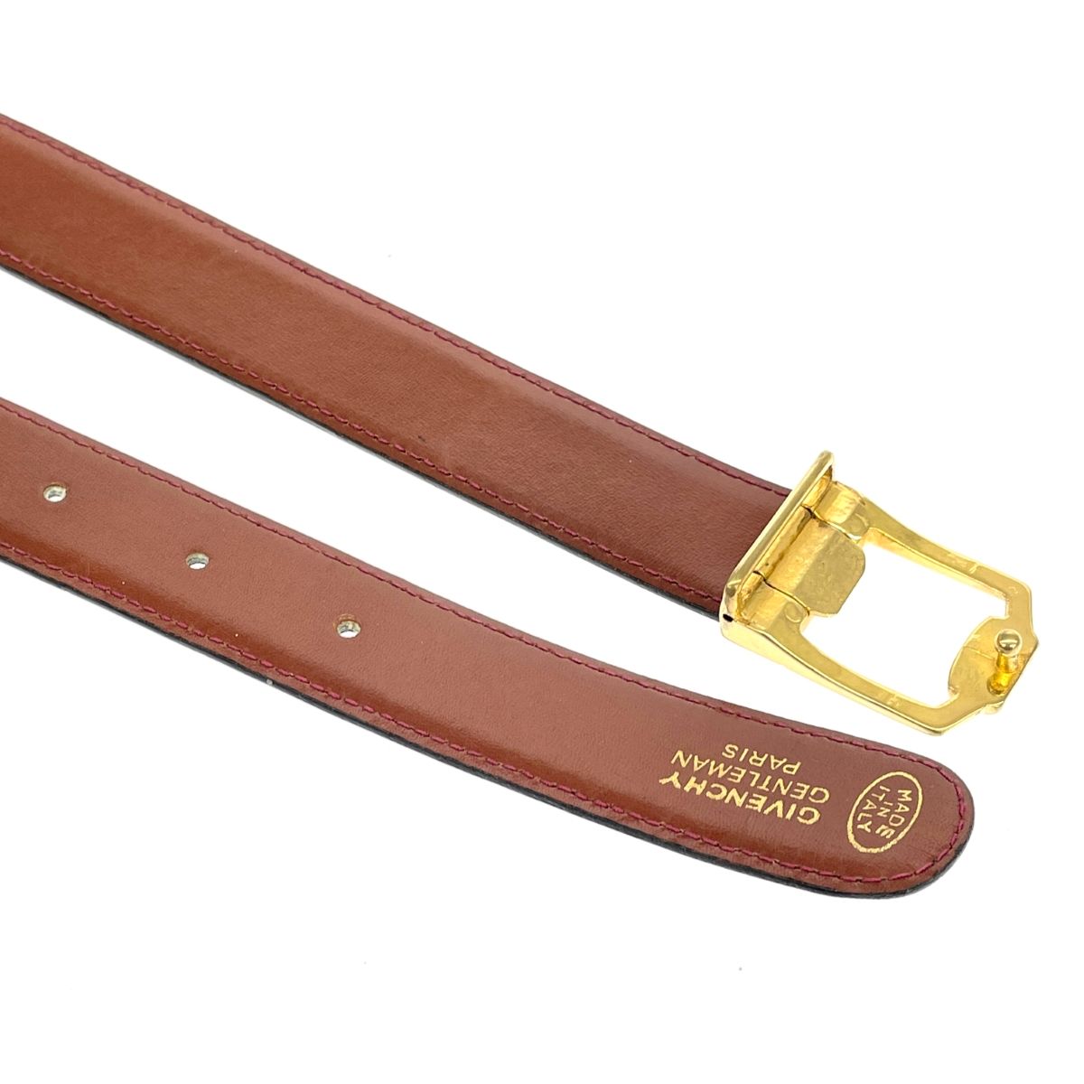 GIVENCHY ジバンシィ ベルト 4Gロゴ/レザー ヴィンテージ ブラック