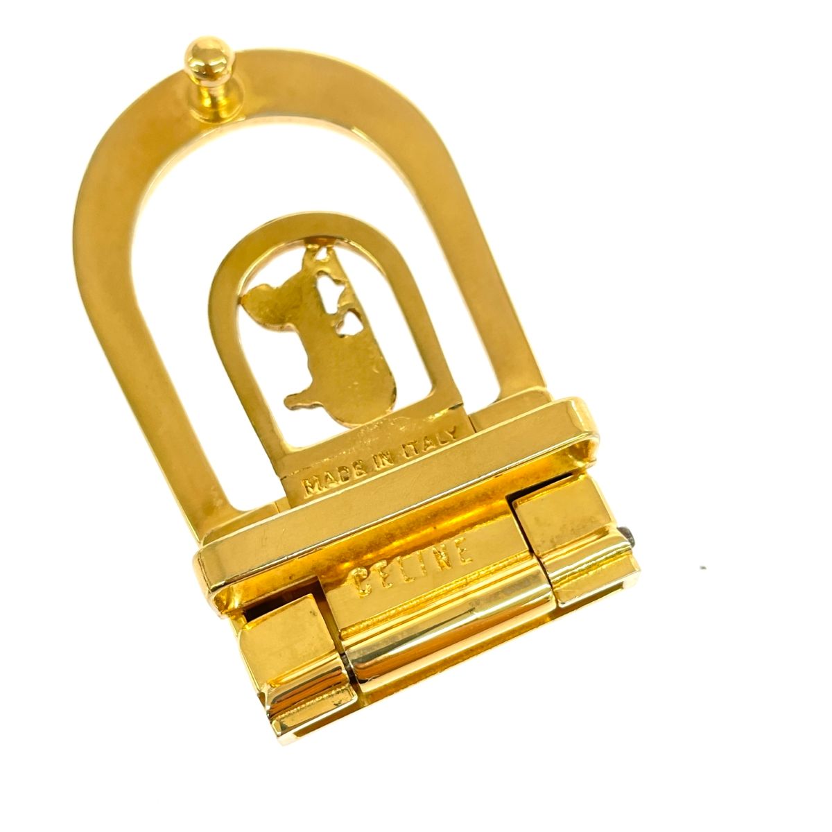 CELINE セリーヌ ベルトバックルのみ 馬車金具/メタル/ゴールドカラー