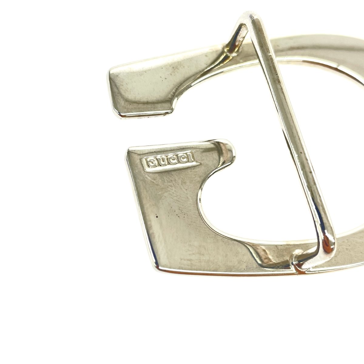 GUCCI グッチ ベルトバックルのみ Gロゴ/メタル ヴィンテージ シルバー