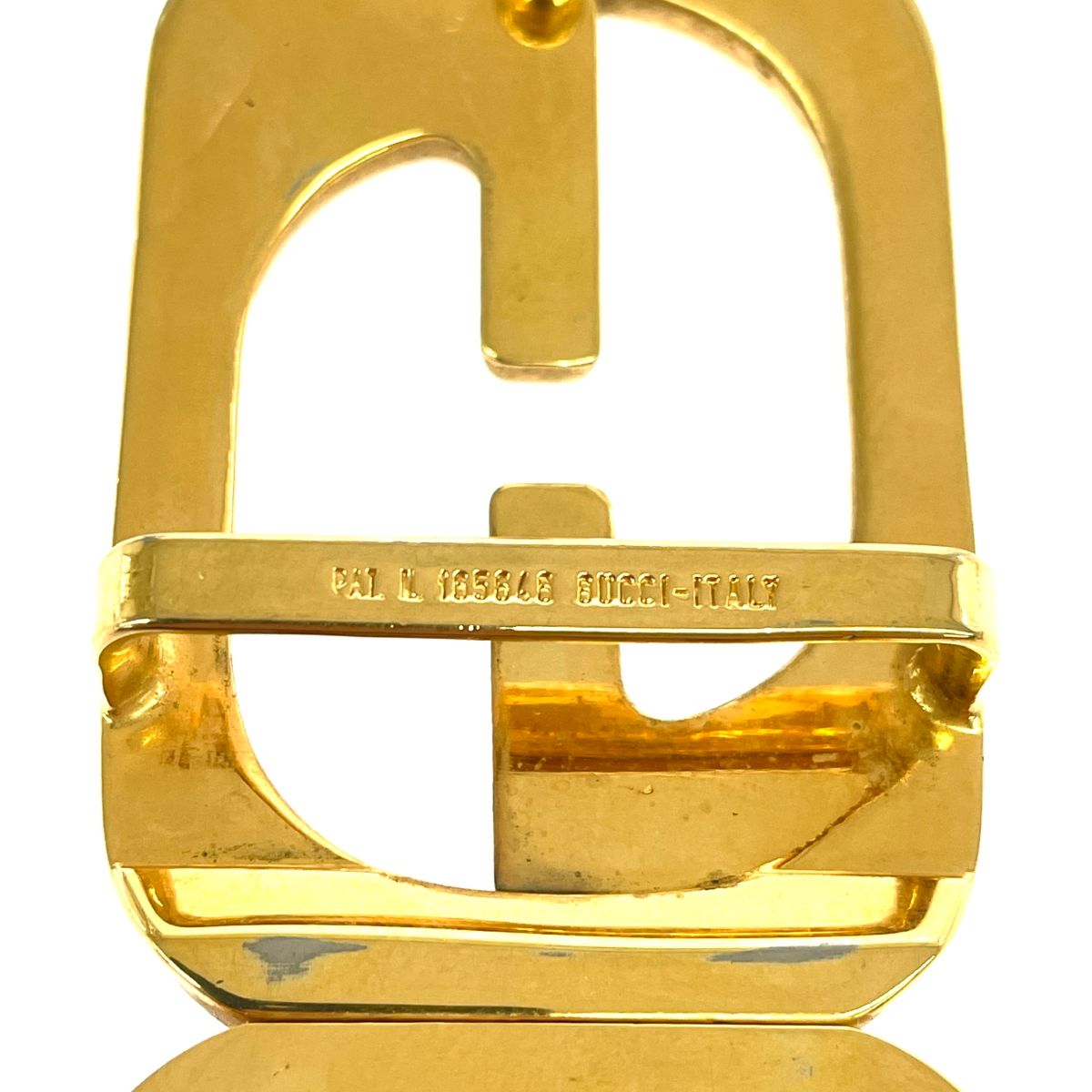 GUCCI グッチ ベルトバックルのみ インターロッキング/メタル/ゴールド