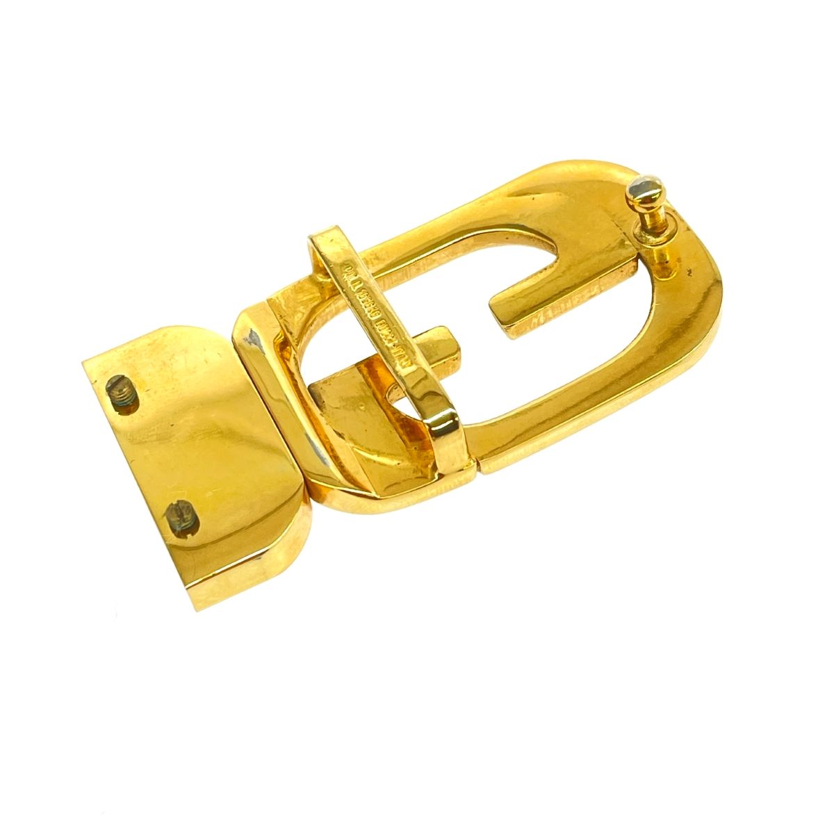 GUCCI グッチ ベルトバックルのみ インターロッキング/メタル/ゴールド