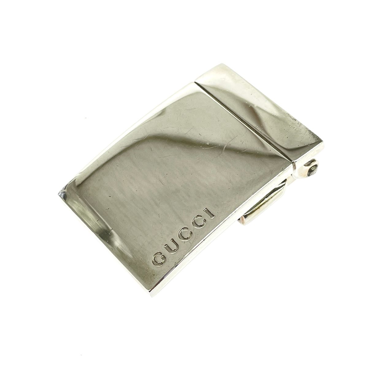 GUCCI グッチ ベルトバックルのみ ロゴ/スクエア/メタル/シルバー