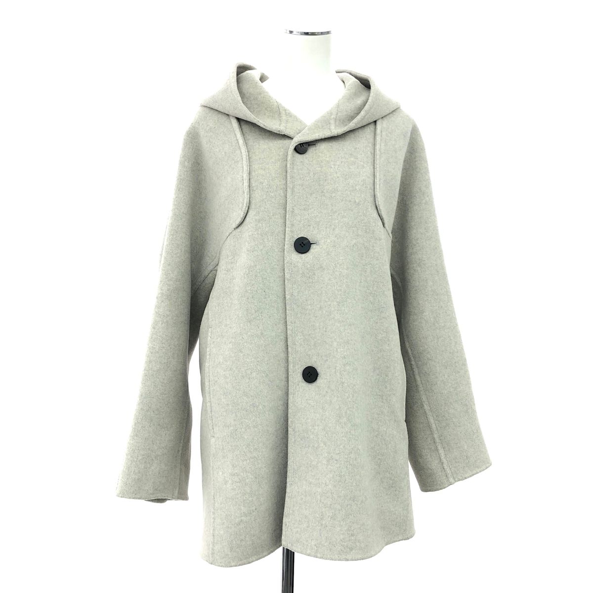 GALERIE VIEウールカシミヤダブルフェイス フーデットコート ウールカシミヤダブルフェイス フーデットコート | GALERIE VIE (Women