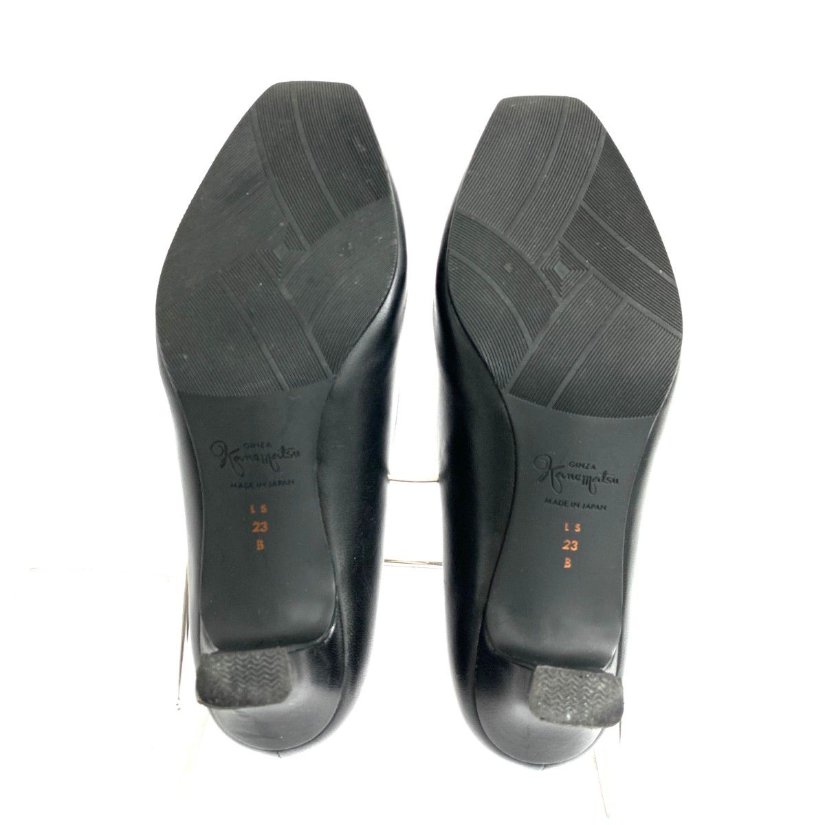 銀座かねまつ ギンザカネマツ パンプス 表記サイズ:23cm レザー