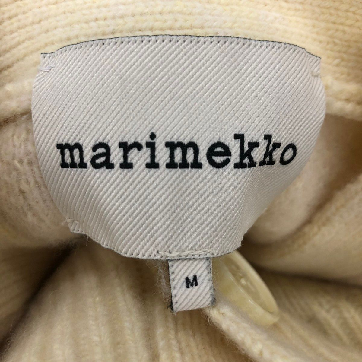 marimekko マリメッコ カーディガン サイズ:M ウニッコ/ウールナイロン