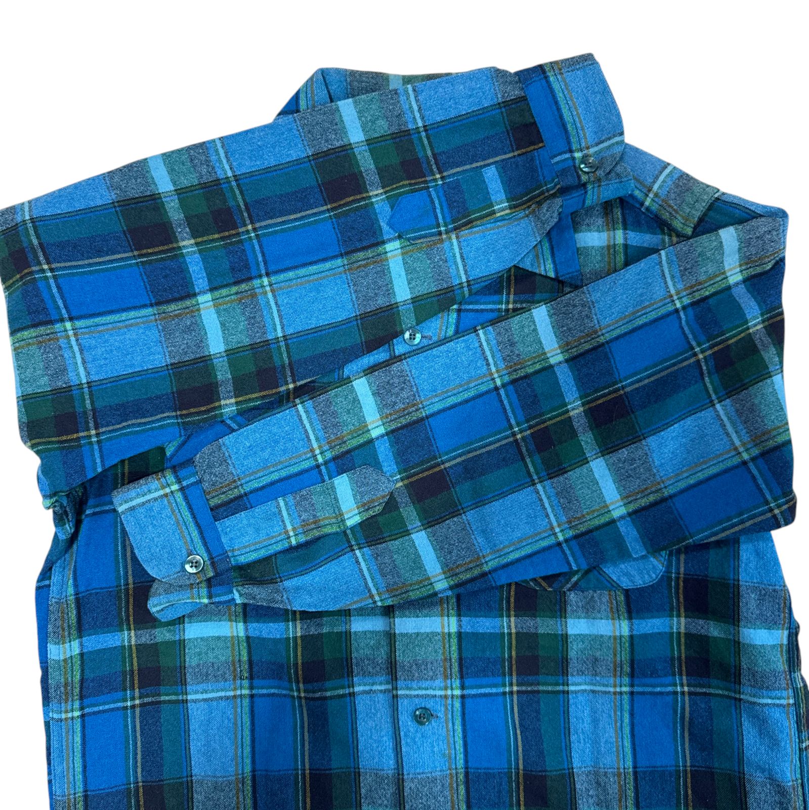 60s Pendleton ペンドルトン ボードシャツ BoardShirt Lサイズ ブルー