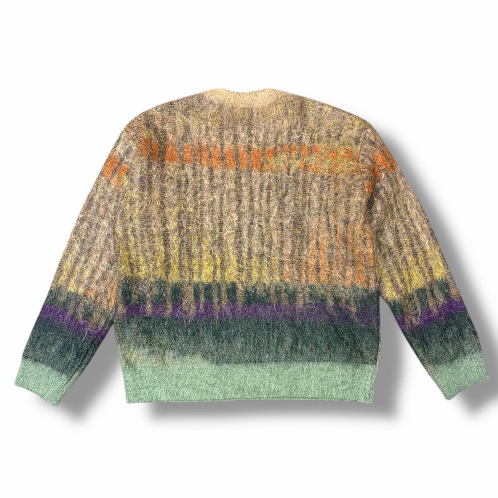 参考上代57200円 未使用 YOKE 25SS TREE JAQUARD MOHAIR SWEATER