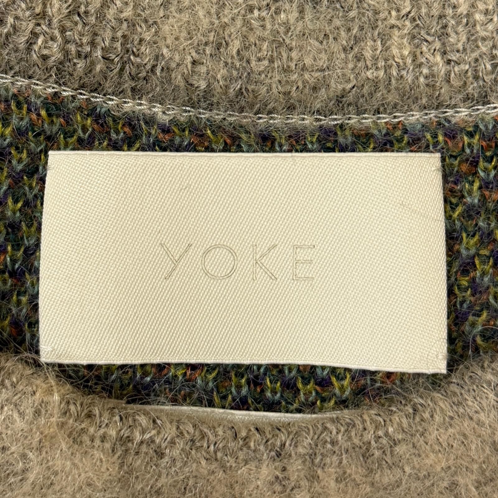 参考上代57200円 未使用 YOKE 25SS TREE JAQUARD MOHAIR SWEATER