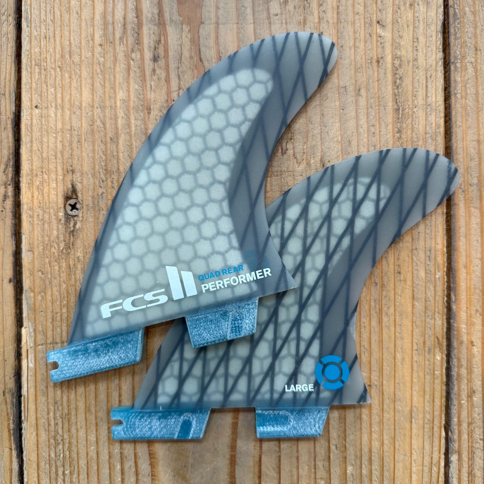 FCS フィンPERFORMER +QUAD REAR PERFORMAR 中古品 FCS QUAD REAR G-XQ PERFOMANCE CORE パフォーマンスコア PC