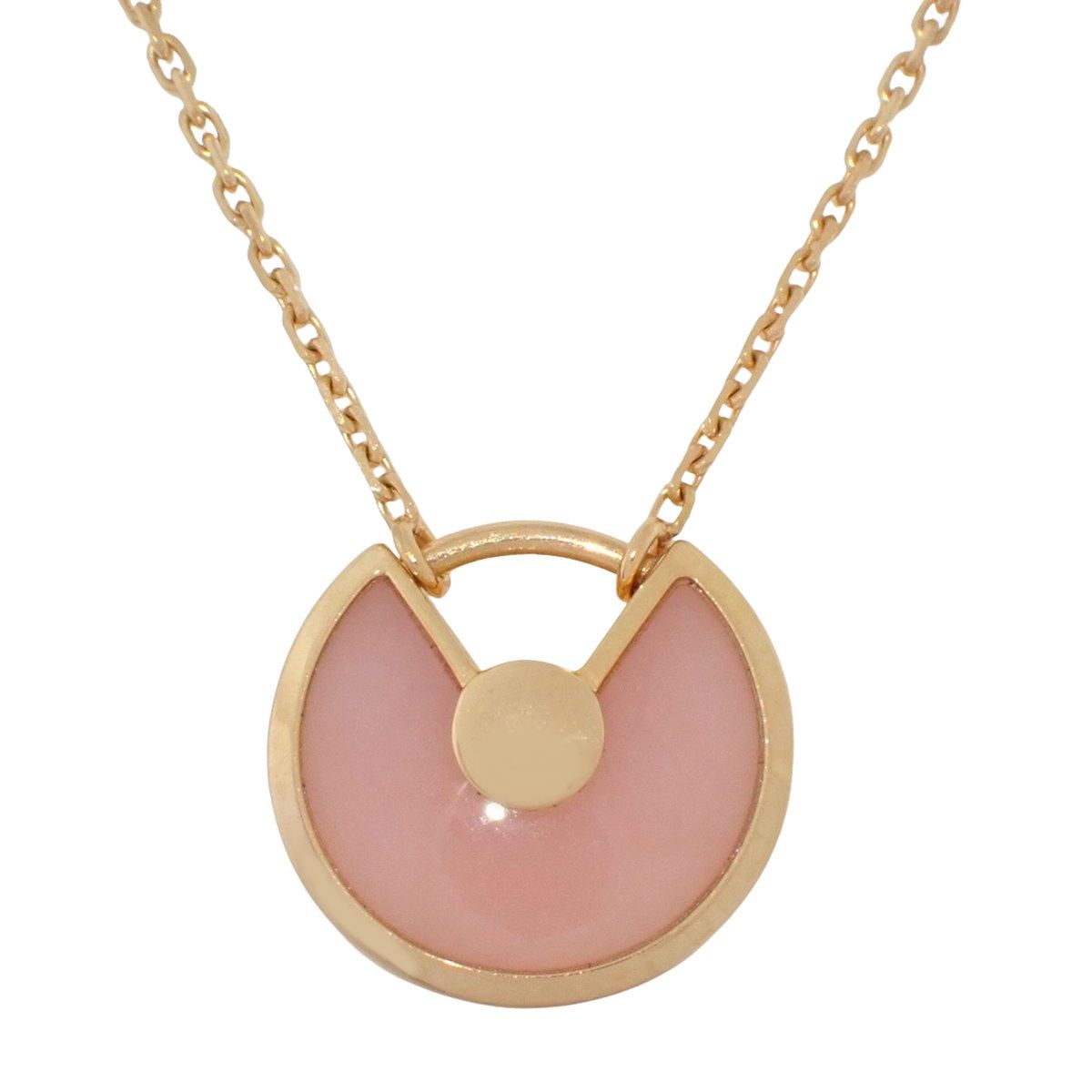 CARTIER(カルティエ) アミュレット ドゥ カルティエ ネックレス ピンク