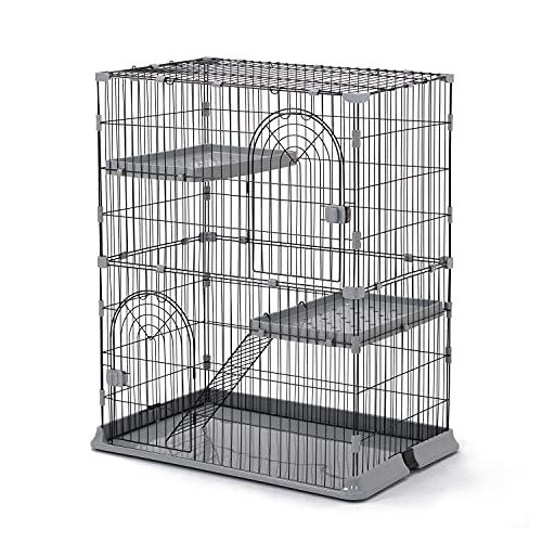 猫 ケージ 2段 おしゃれ Mサイズ キャットケージ 多頭飼い ネコ ハウス