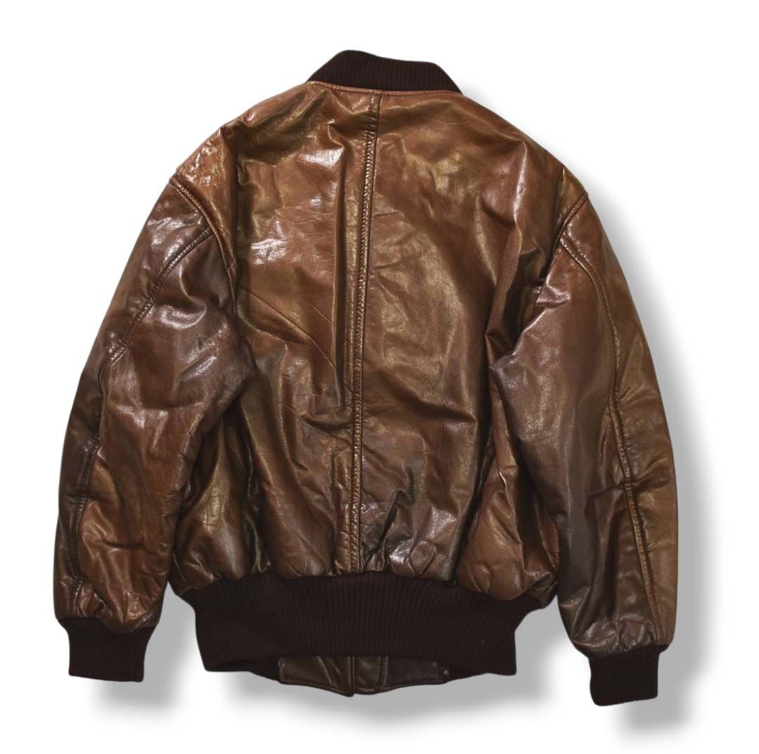 本革】 90s ヴィンテージ グラスメンズ GRASS MENS BELGIO 牛革 革