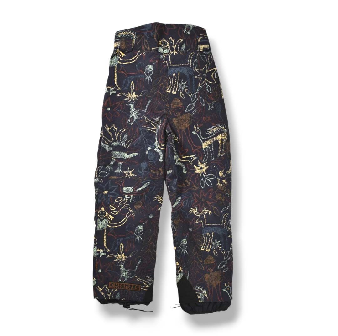 キムジー CHIEMSEE スノーボード パンツ XS 総柄 ネイビー ウィンター