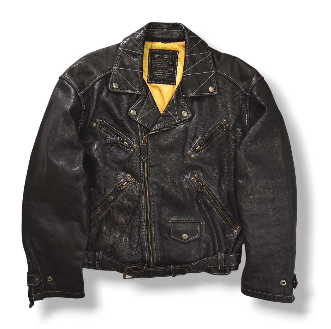 ⭐️ちゃちゃ⭐️ダブルビー⭐️リバーシブル⭐️黒✖️黄⭐️中綿ジャンパー⭐️90⭐️ ⭐️ちゃちゃ様専用⭐️ダブルビー⭐️リバーシブル⭐️黒✖️黄