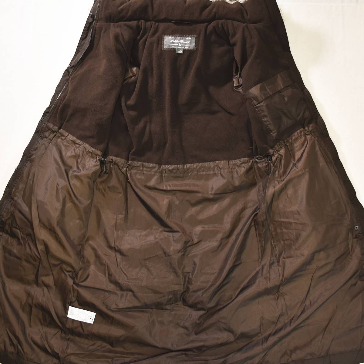 極暖】 エディーバウアー Eddie bauer フーデット ファー キルティング 