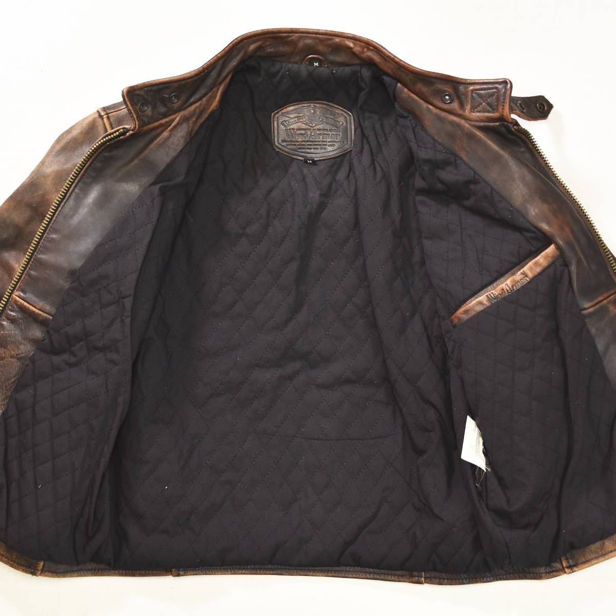 90s ヴィンテージ ウィンドアーマー WINDARMOR アメリカ製 牛革 レザー