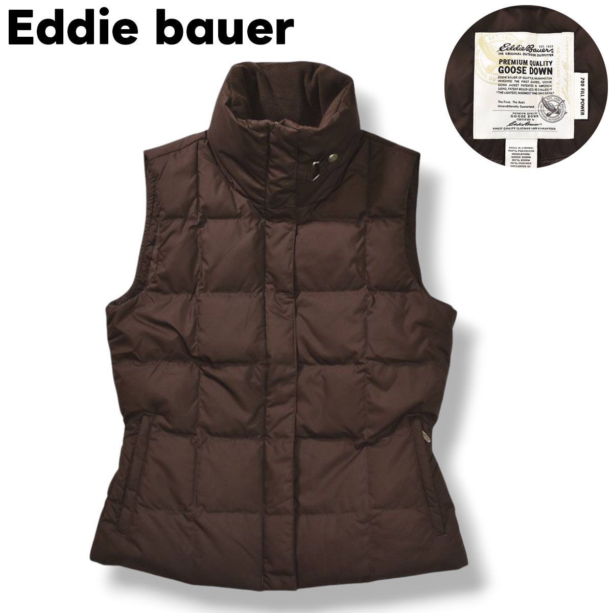美品】 エディーバウアー Eddie bauer 700 FP グース ダウン ブロック 