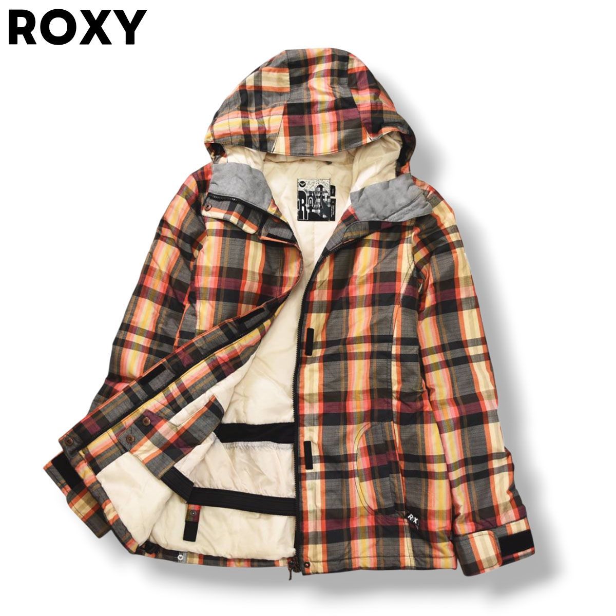 ROXY チェック柄 スノーボードウェア ROXY スノーボードウェア S サイズ チェック柄 ROXY スノーボード