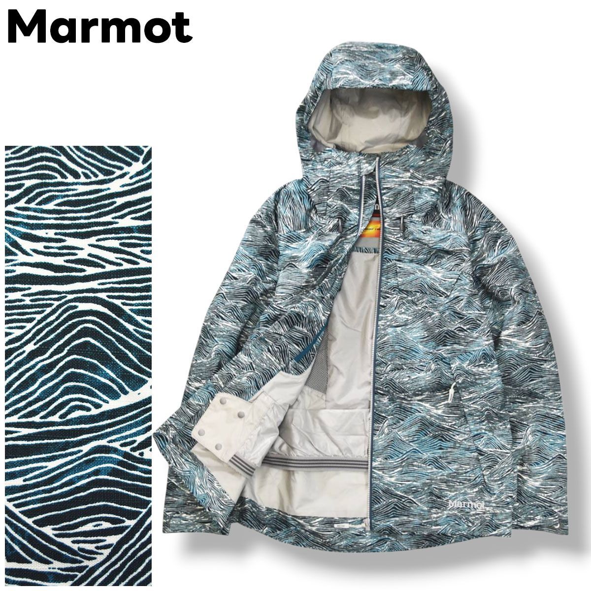 【マーモット Marmot】スキーウェア スノーボード ヒートナビ 美品】 マーモット Marmot ヒートナビ WS BONUS SPRAY JACKET ボーナス