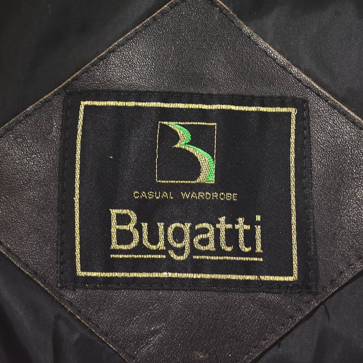 本革】 90s ヴィンテージ ブガッティ BUGATTI A－2 TYPE 牛革 レザー