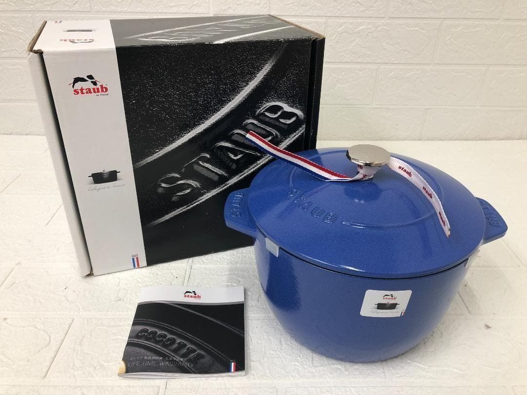 Staub ストウブ ラ・ココット DE GOHAN 20cm ブルーベリー - メルカリ