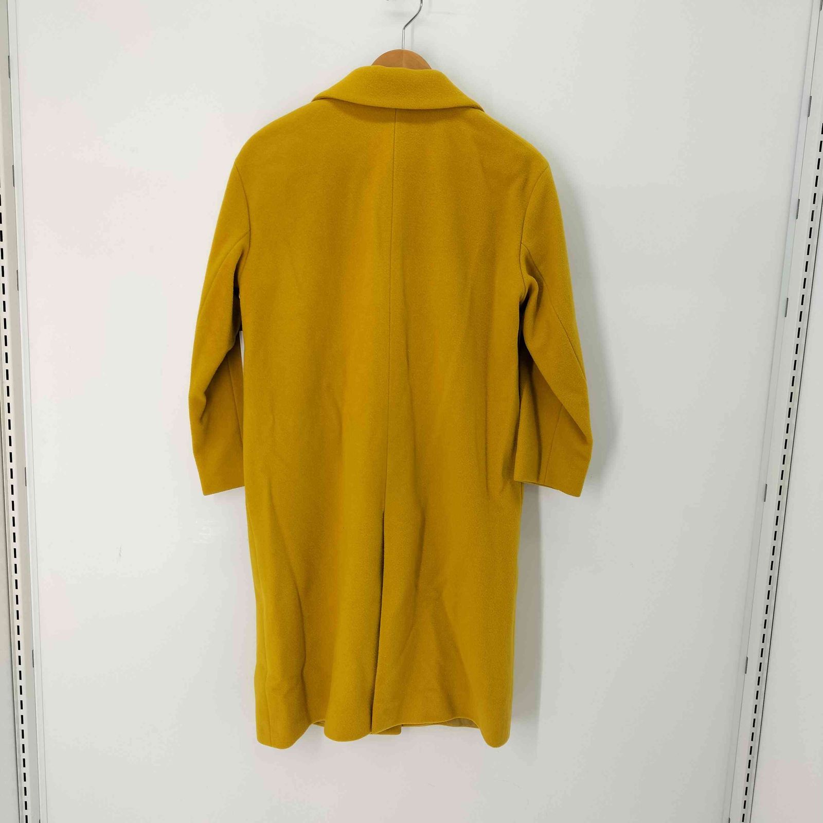 【最終値下げ】ユナイテッドアローズ　イエローコート　34 ユナイテッドアローズ UNITED ARROWS カシミヤ混チェスターコート