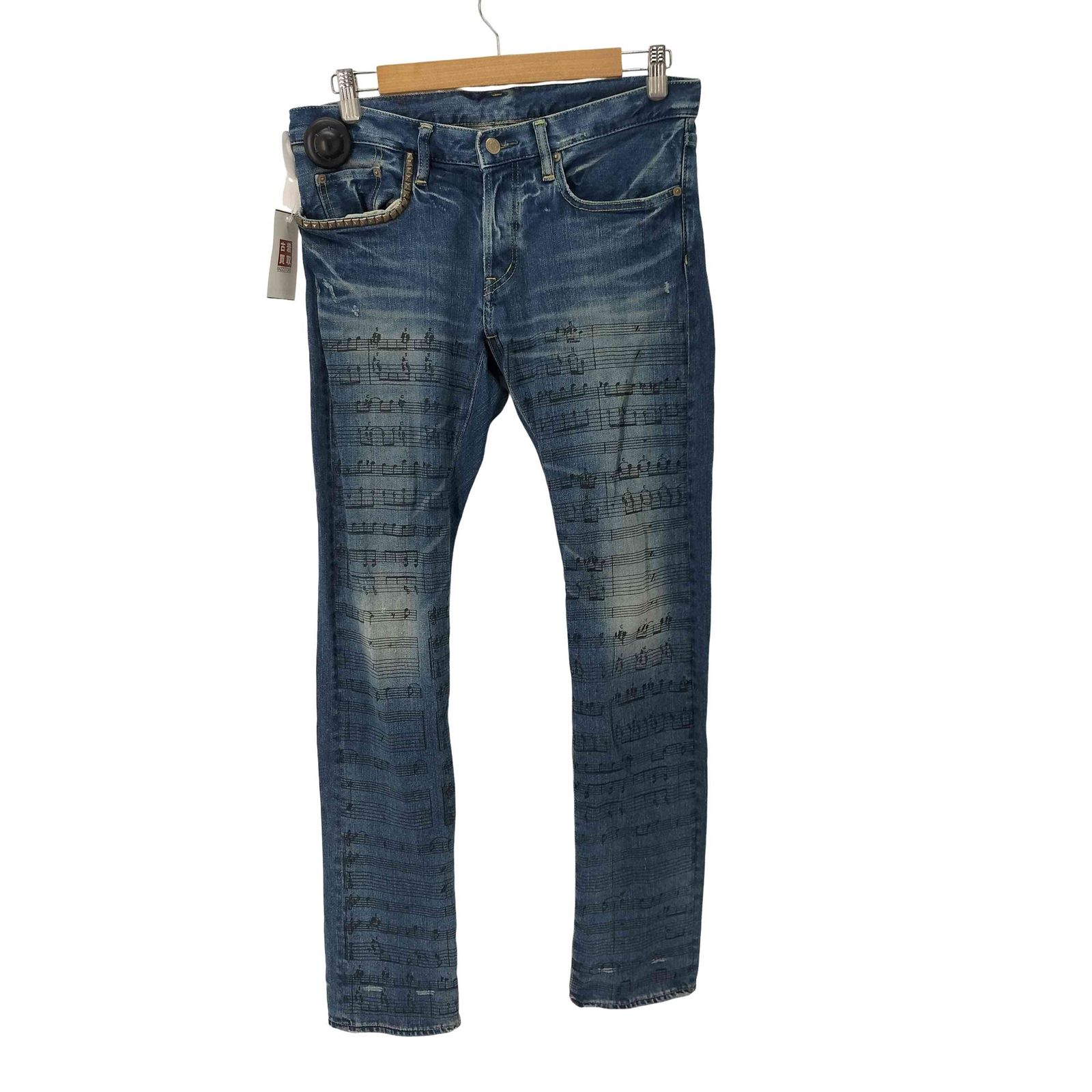 ヒステリックグラマー HYSTERIC GLAMOUR 音符プリント スタッズ