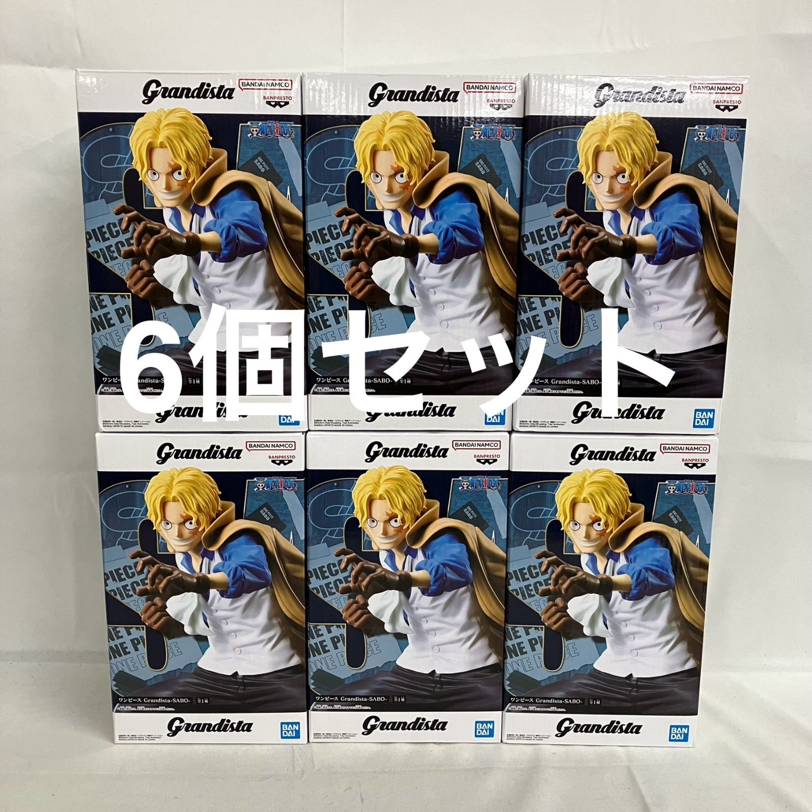 未開封 ワンピース Grandista サボ フィギュア 6個セット SFQ526 c099 