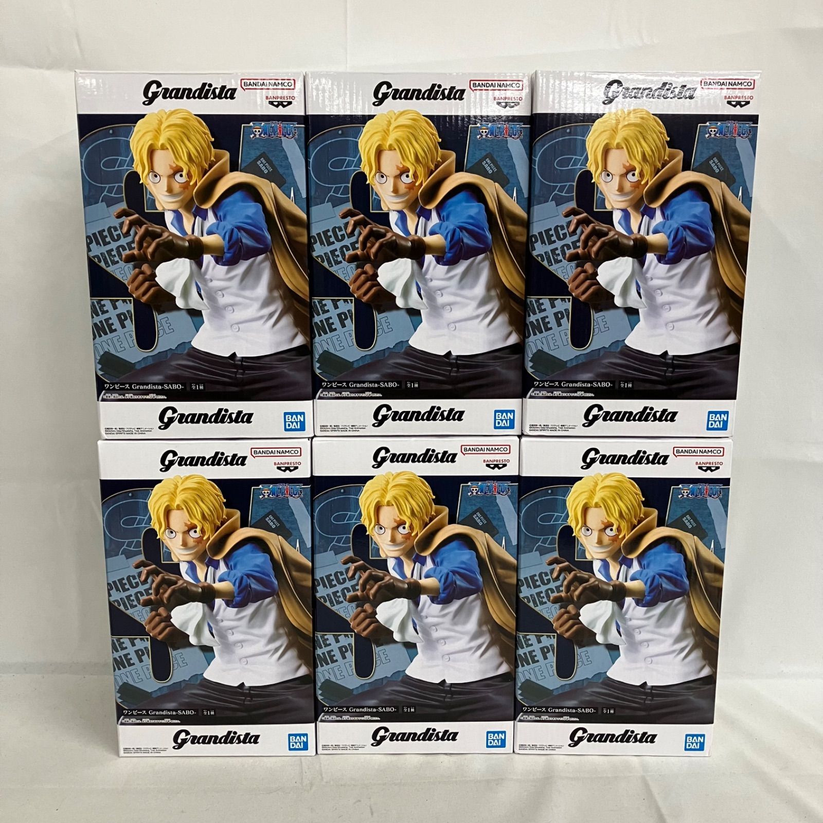 未開封 ワンピース Grandista サボ フィギュア 6個セット SFQ526 c099 