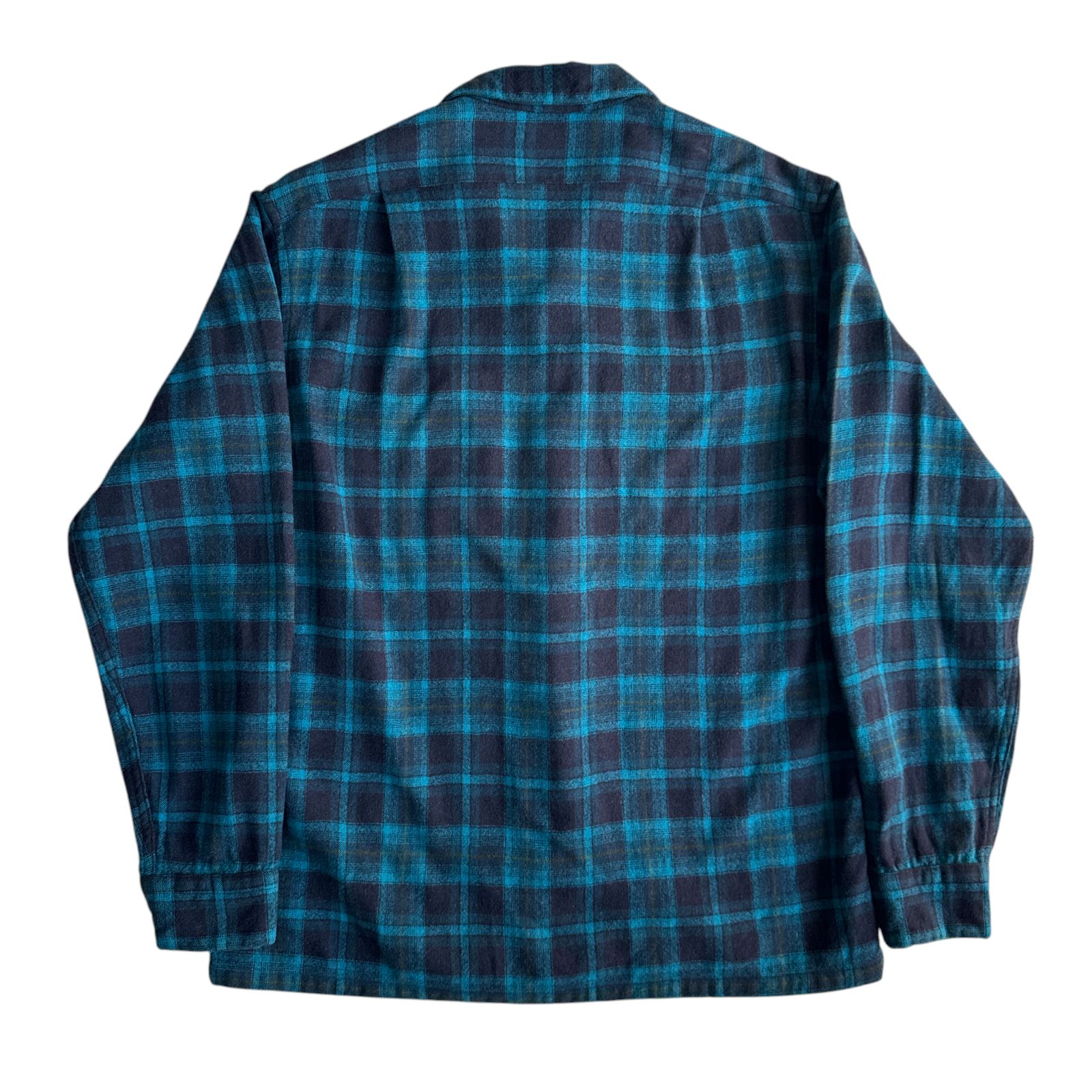 60s Pendleton ペンドルトン ボードシャツ BoardShirt Mサイズ ブルー