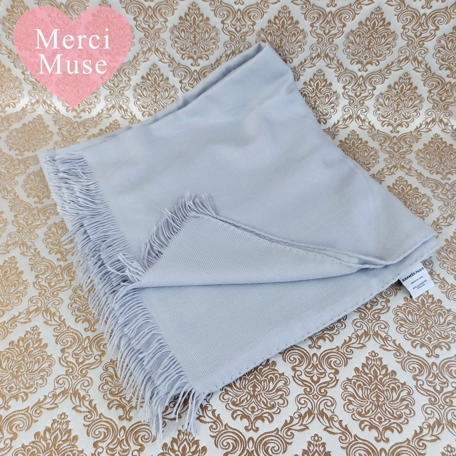 ❤お得なお品❤ニューリブリス カシシル グレー ストール エルメス 馬車柄 brand-bills_y1115980he