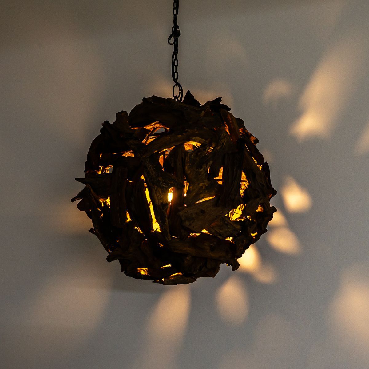 展示品】ウッド ライト ペンダント ライト 照明 ファッション 木製