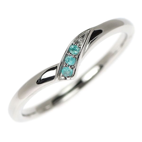 GSTV Pt999 パライバトルマリン リング 0.03ct - メルカリ