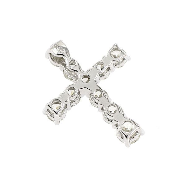 Pt1000 ダイヤモンド ペンダントトップ 0.70ct クロス - メルカリ