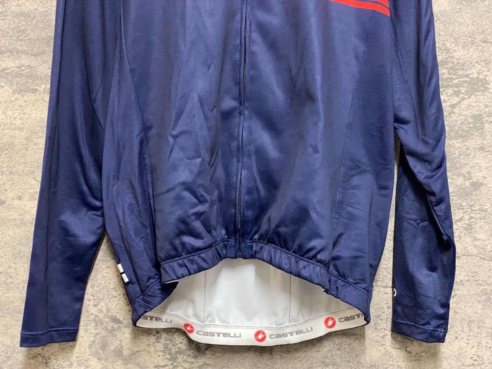 カステリ サイクルジャージ　ネイビー Sサイズ カステリ サイクルジャージネイビー Sサイズ