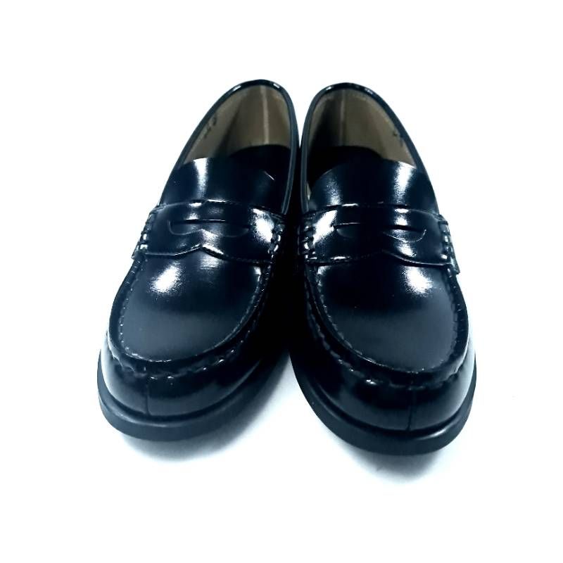 極美品 HARUTA ハルタ 4505 コインローファー 25cm ブラック 3E 幅広 