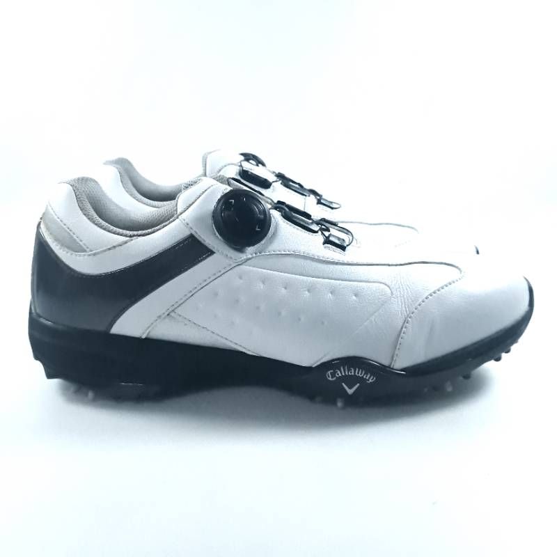 美品 Callaway ゴルフシューズ boaクロージャーシステム 26cm ホワイト