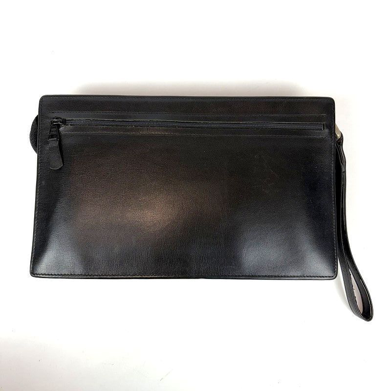 dunhill ダンヒル クラッチバッグ セカンドバッグ レザー ブラック 黒 