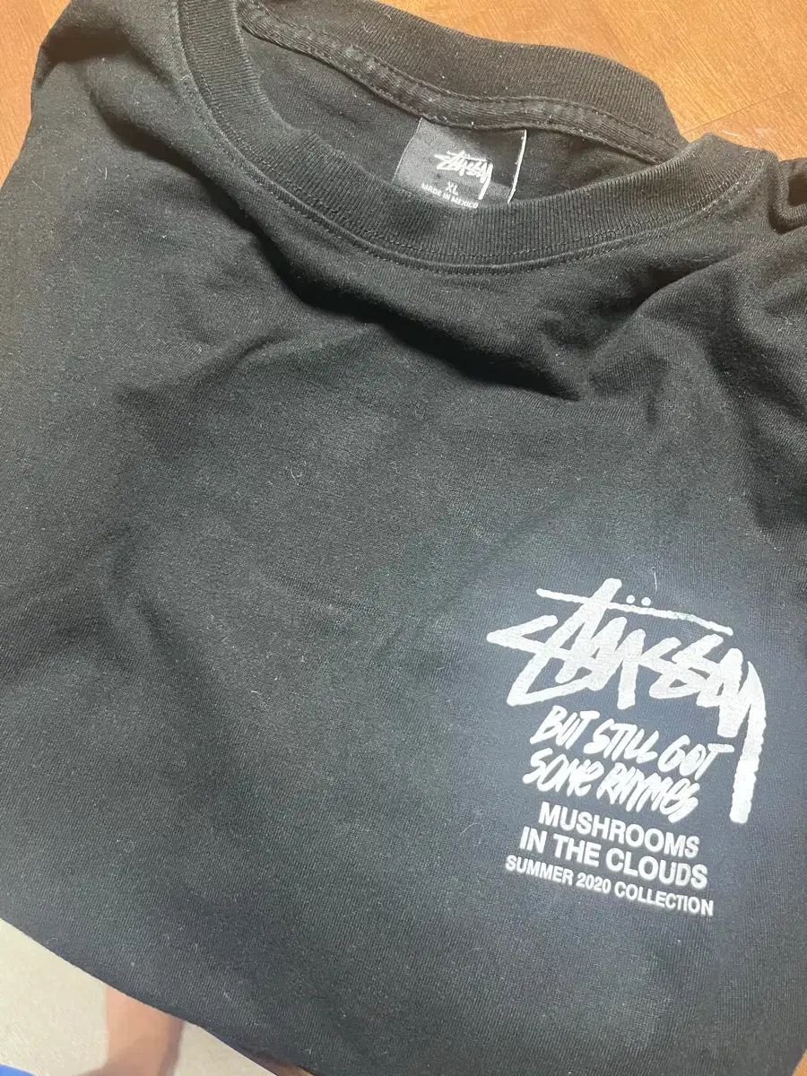 STUSSY マッシュルーム ブラック 長袖 XL