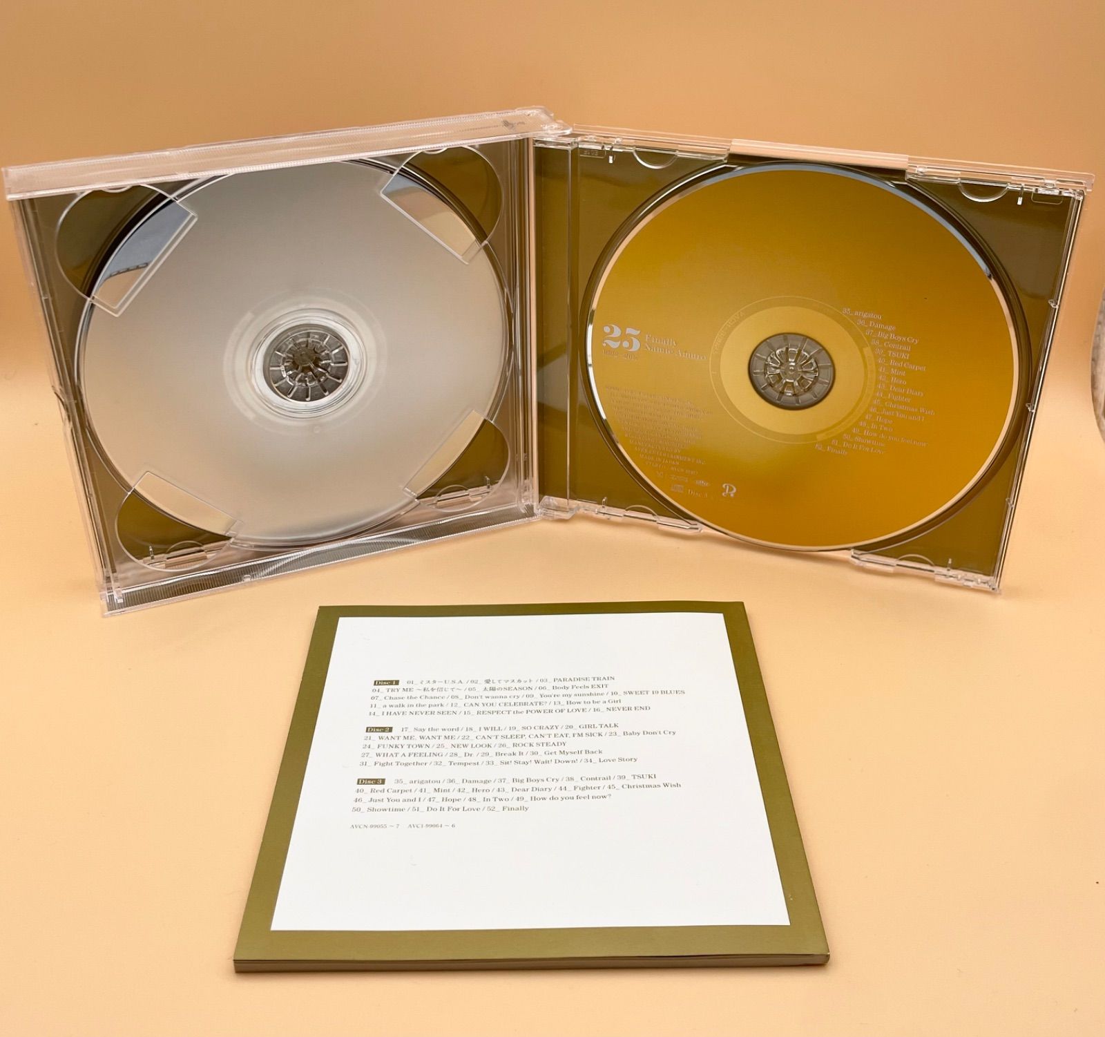 安室奈美恵 CD Finally 25 1992-2017 BEST ベスト アルバム 金 AVCN