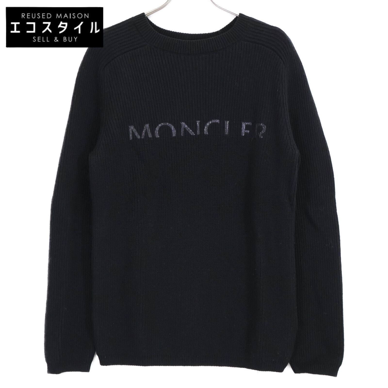 MONCLER モンクレール GIROCOLLO TRICOT アクリル/ウール フロントロゴ