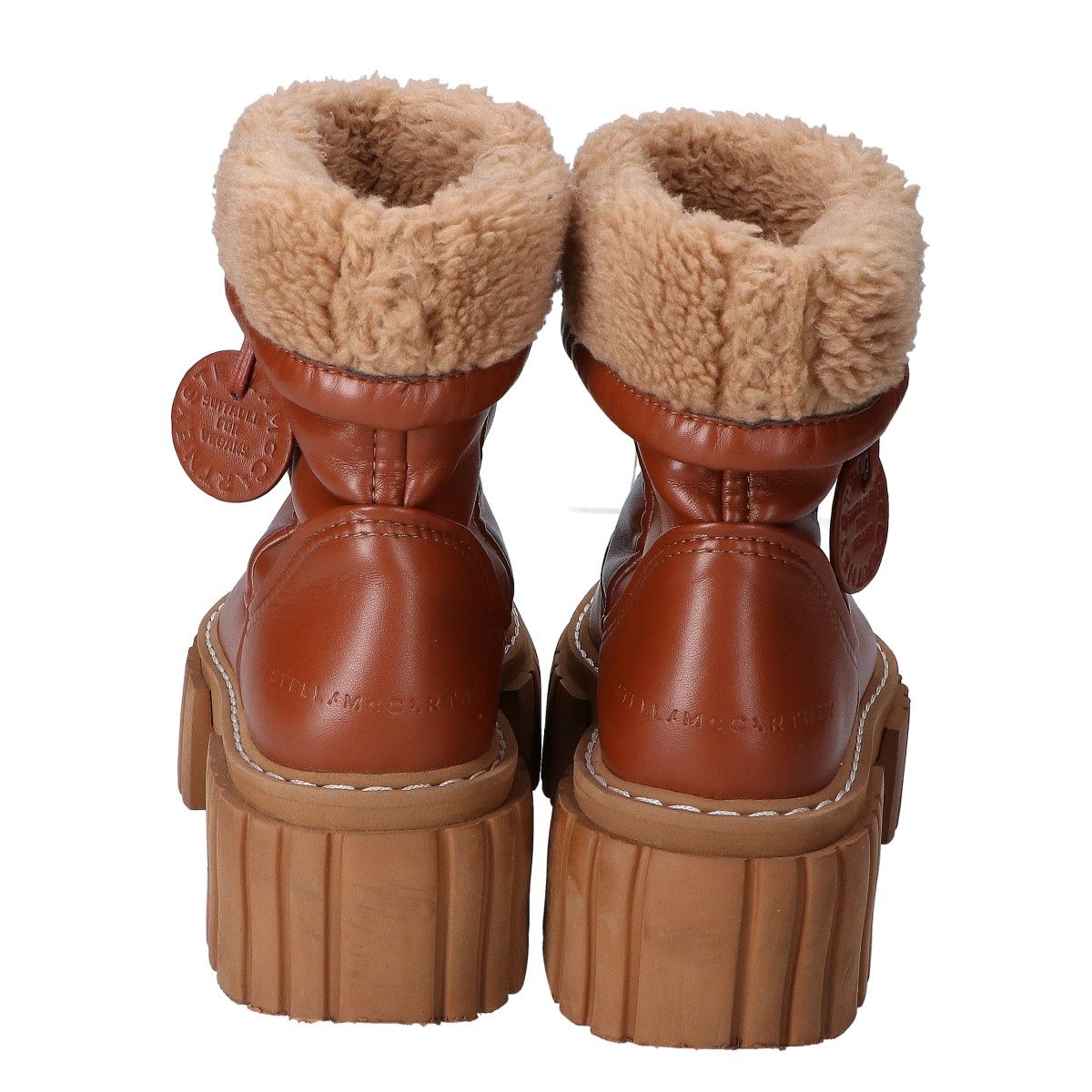 STELLA McCARTNEY ステラマッカートニー ﾌﾞﾗｳﾝ ｴﾐﾘｰ ﾎﾞｱｼｮｰﾄﾌﾞｰﾂ 37