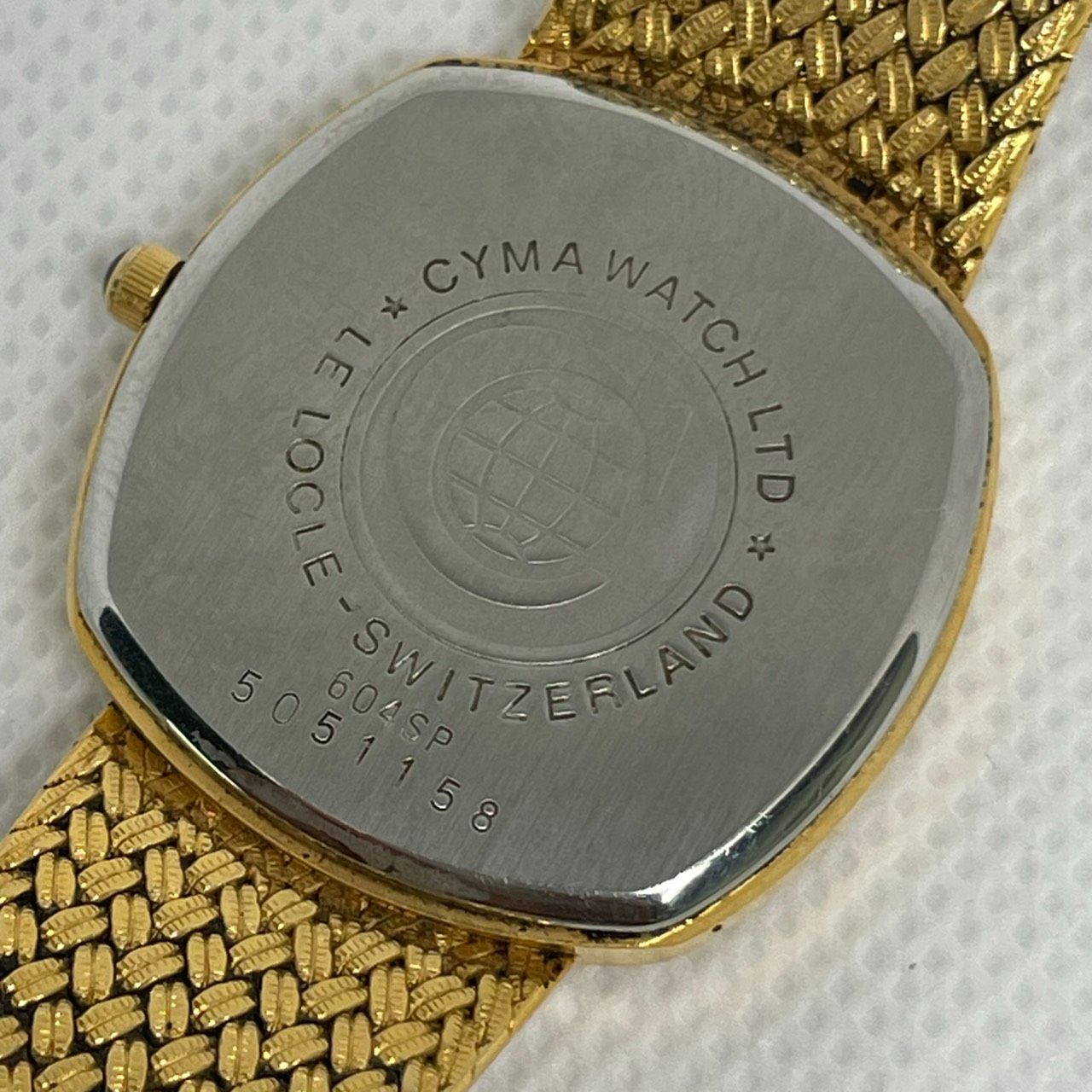 CYMA】シーマ 604SP 電池切れ クォーツ スイス時計 メンズ CYMA シーマ