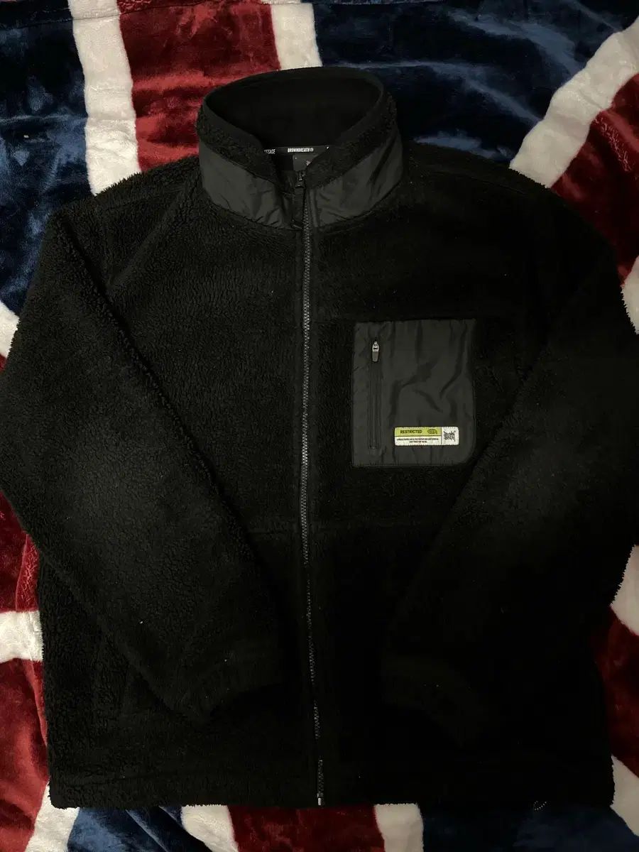 ブラウンブレス フリース アウター 100