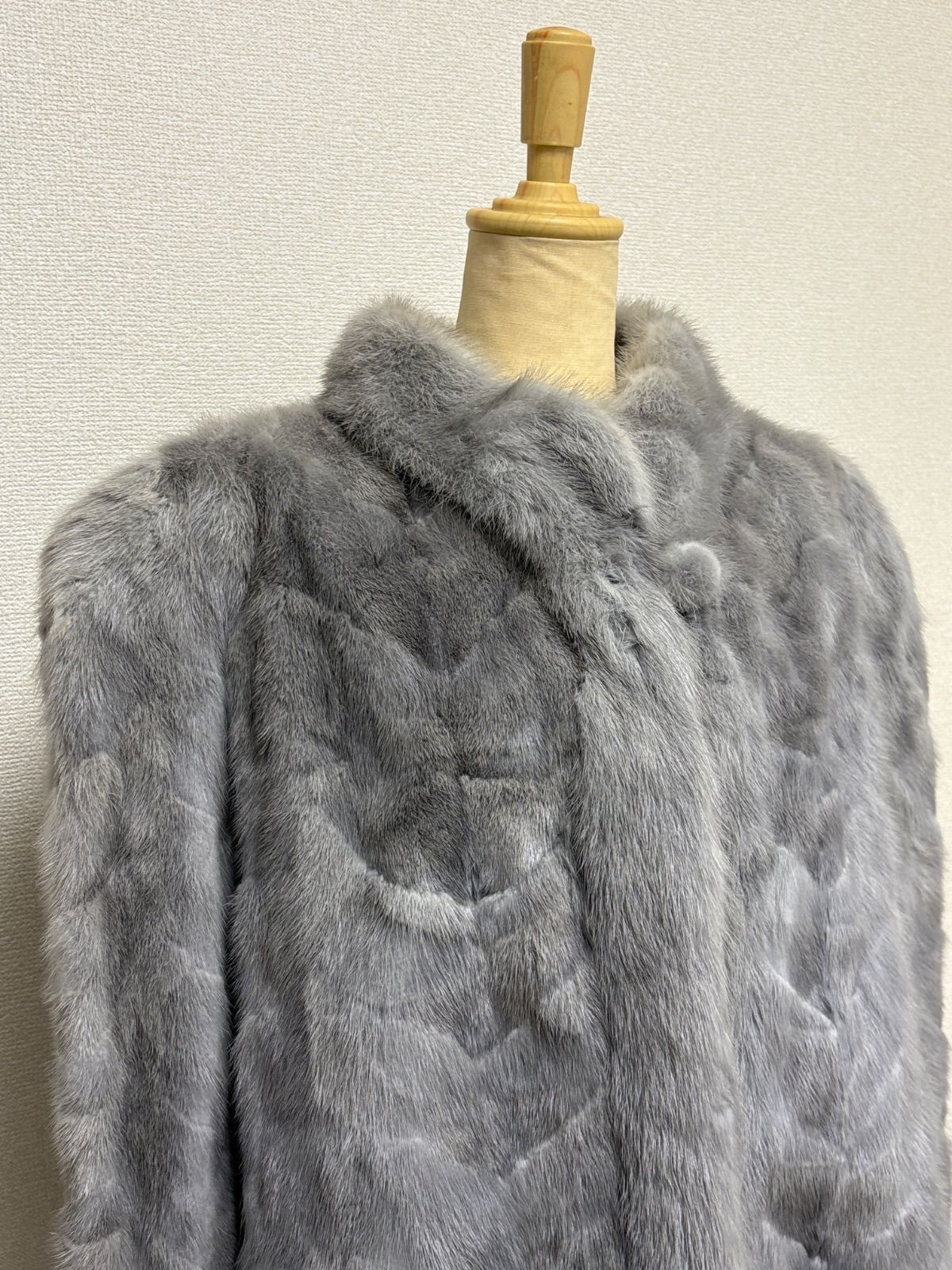 EMBA リアルファーコート 高級】EMBA Furries エンバ サファイヤミンク リアルファー 毛皮コート